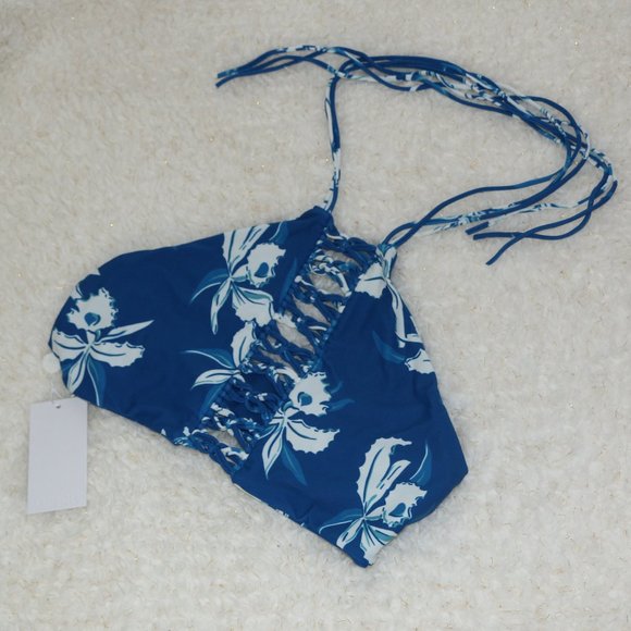 Mikoh Other - MIKOH Crochet Halter Bikini Top